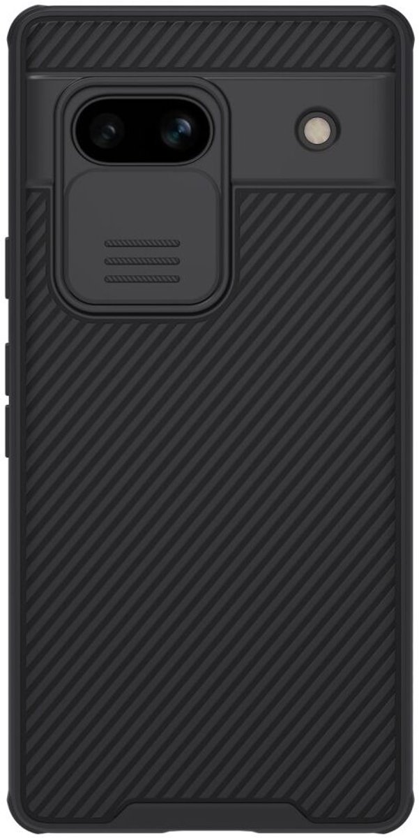 Nillkin CamShield Hoesje voor de Google Pixel 7a - Back Cover met Camera Slider Zwart