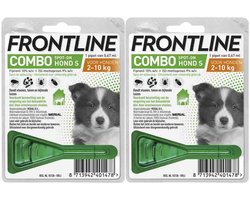 2x Frontline Combo Puppy Vlooienmiddel