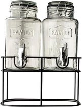 Gusta Dubbele Limonadetap met Standaard - 4 liter - Glas