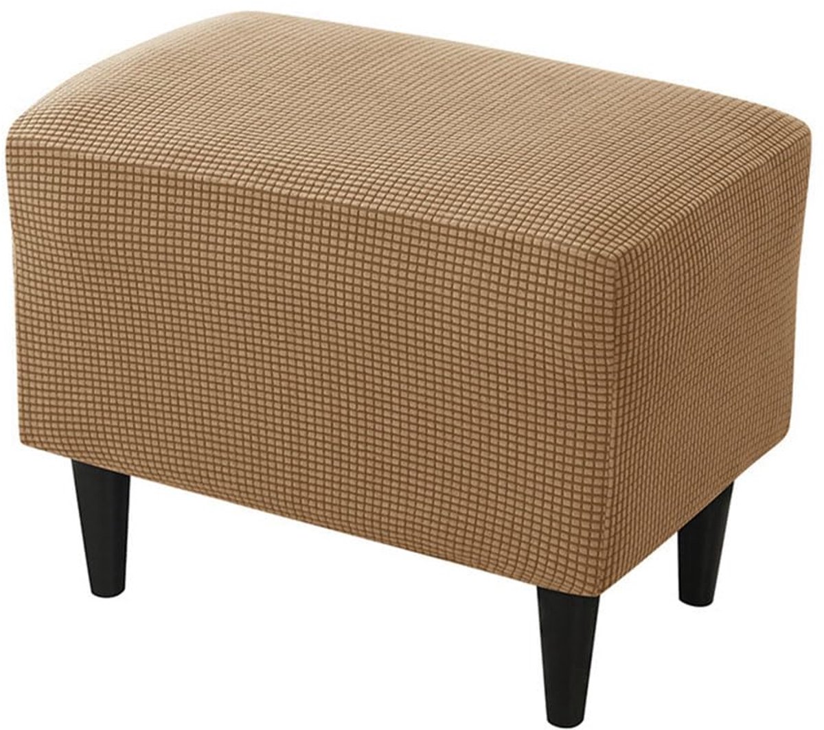 Ibenzoa® Stijlvolle Stretchhoes voor Ottomaanse Krukken - Luxe en Wasbaar Ontwerp voor Elke Woonkamer