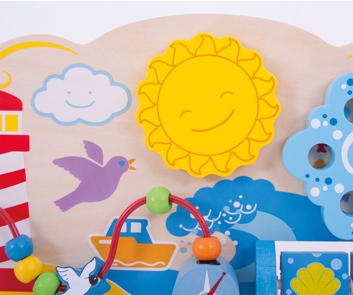 Bigjigs activity centre marine / box speelbord — afbeelding 3