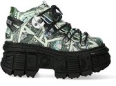 New Rock - M-106WALL-C6 Plateau Sneakers - 36 Shoes - Zwart