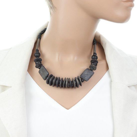 Behave – Collier court pour femme avec fermoir pivotant – Style vintage urbain