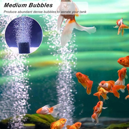 Aquarium Luftstein Kugel Mineral Blasen Diffusor Ausströmersteine für Aquarien A