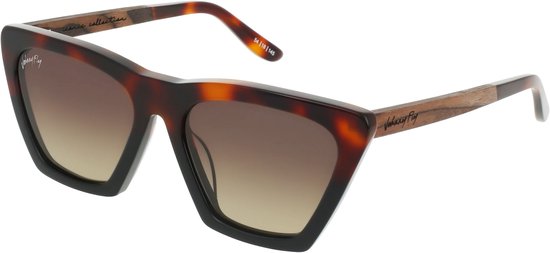 Johnny Fly Figure zonnebril - dames - Split Tortoise - ecologisch van Johnny Fly — afbeelding 4