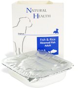 Natural Health Dog Steamed P&S Fish & Rice omdoos 7x 395 gram