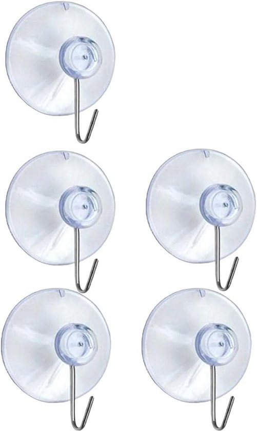 Multifunctionele Deurgreep Met Zuignap - Perfect Voor Glazen Deuren En Meubels 2 Stuks
