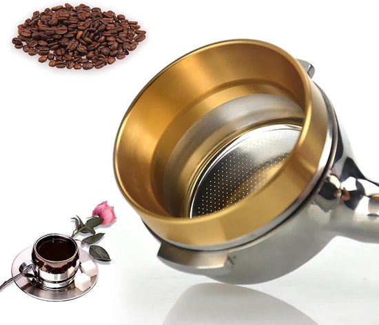 Espresso Dosing Ring 51mm/53mm/58mm Aluminum Alloy Coffee Dosing Funnel Portafilter Ring Coffee