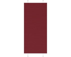vidaXL - Plissé - rolgordijn - 100x200cm - stofbreedte - 99,4 - cm - bordeauxrood