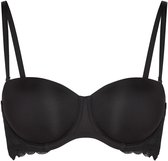 Hunkemöller Voorgevormde BH Angie balcony fit - zwart - Maat G85