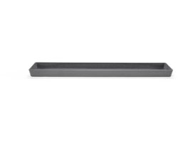 Ecopots Saucer Rectangular - Grey - 53,5 x 15,5 x H3,3 cm - Rechthoekige grijze onderschotel met waterreservoir