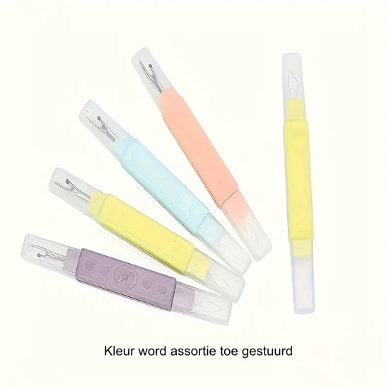 @ Lu’s Today® – Basic Home Essentials – Tornmesje & Draaddoorhaler in 1 – Assorti Pastel