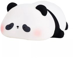 foto van Kinder Nachtlampje Panda - Nachtlampje Baby - Met aanraaksensor- Veilig voor kinderen - USB Oplaadbaar - Dimbaar - LED - Slaap Maatjes