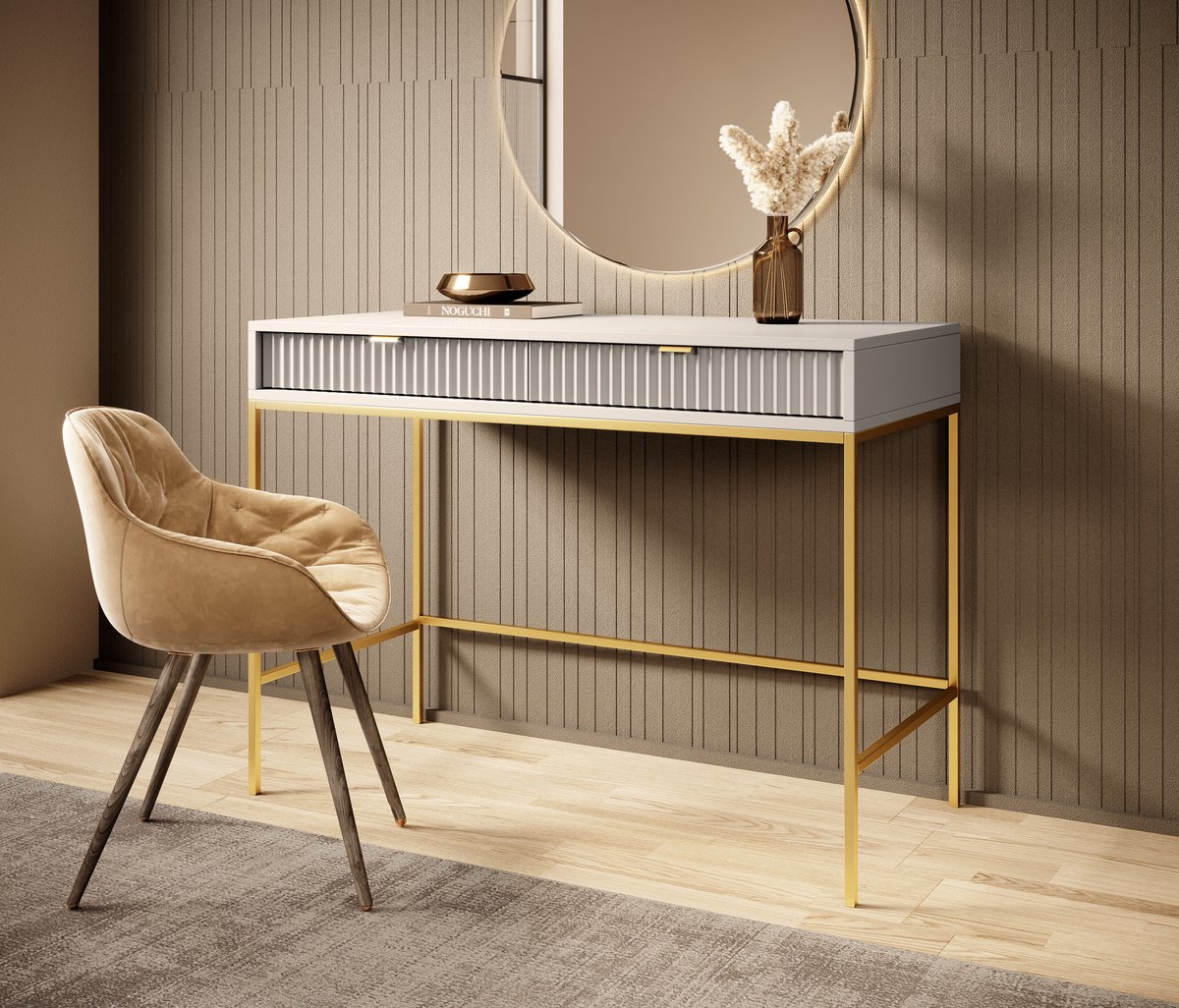 Meubella - Kaptafel Navil 2 - Beige