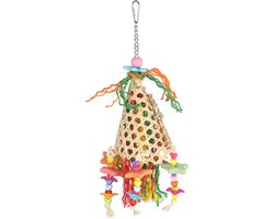 Adori Bamboo Cone Carousel - Vogelspeelgoed - 33x13 cm Multi-Color
