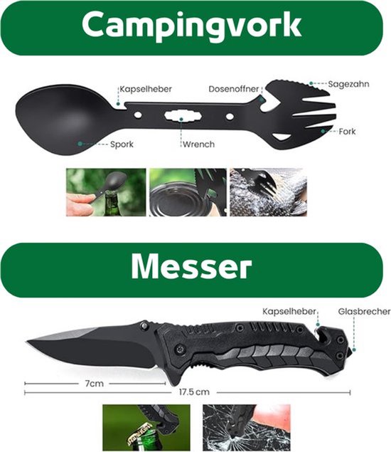OVERLEVINGS AVONTUREN KALENDER - Mannen Buitensport Kit met