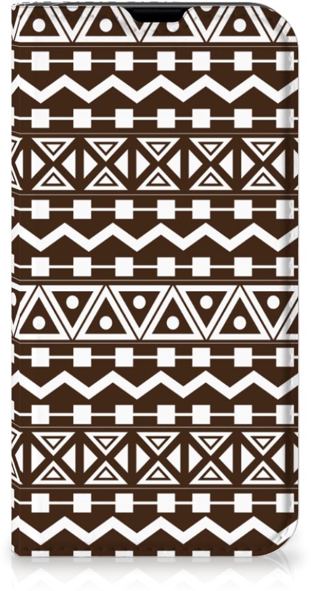 iPhone 13 Mini Hoesje met Magneet Aztec Brown