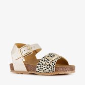 Sandales fille en cuir Groot imprimé animal doré - Taille 26
