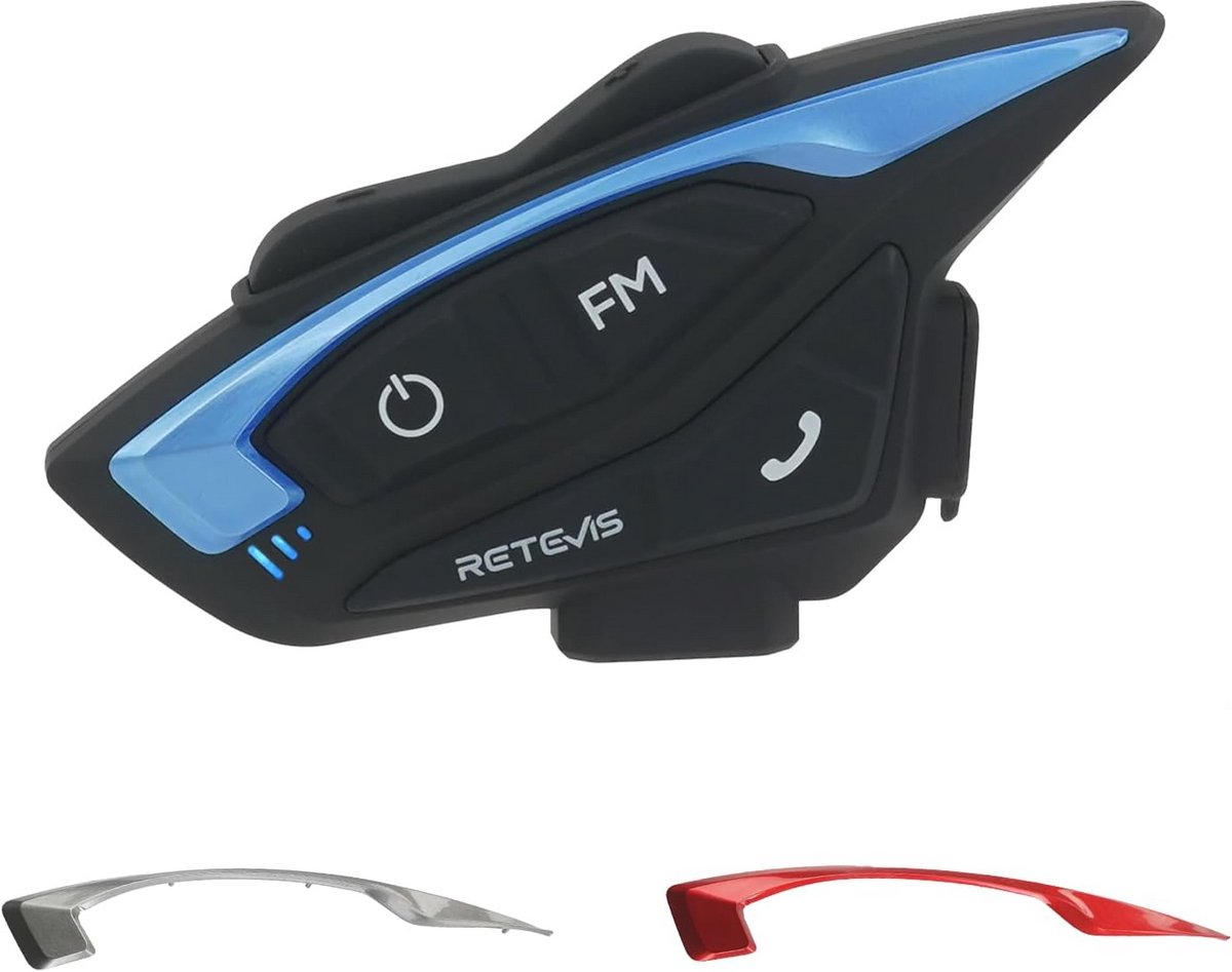 Draadloze Motorhelm Headset met Helder Geluid en Verbindingssysteem