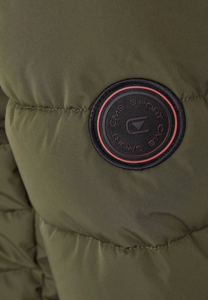 CASAMODA Jas Hooded Puffer Olijfgroen - Maat XL - Heren - Winterjassen