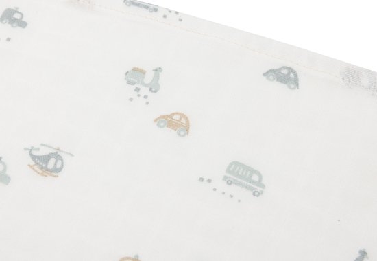 Jollein - Hydrofiele Doek Small 70x70cm - Inbakerdoek - Zacht Katoen - 3 Stuks - On The Go van Jollein — afbeelding 5