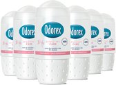 Odorex Sensitive Care Anti-Transpirant Deodorant Roller - 6x 50ml - Voordeelverpakking