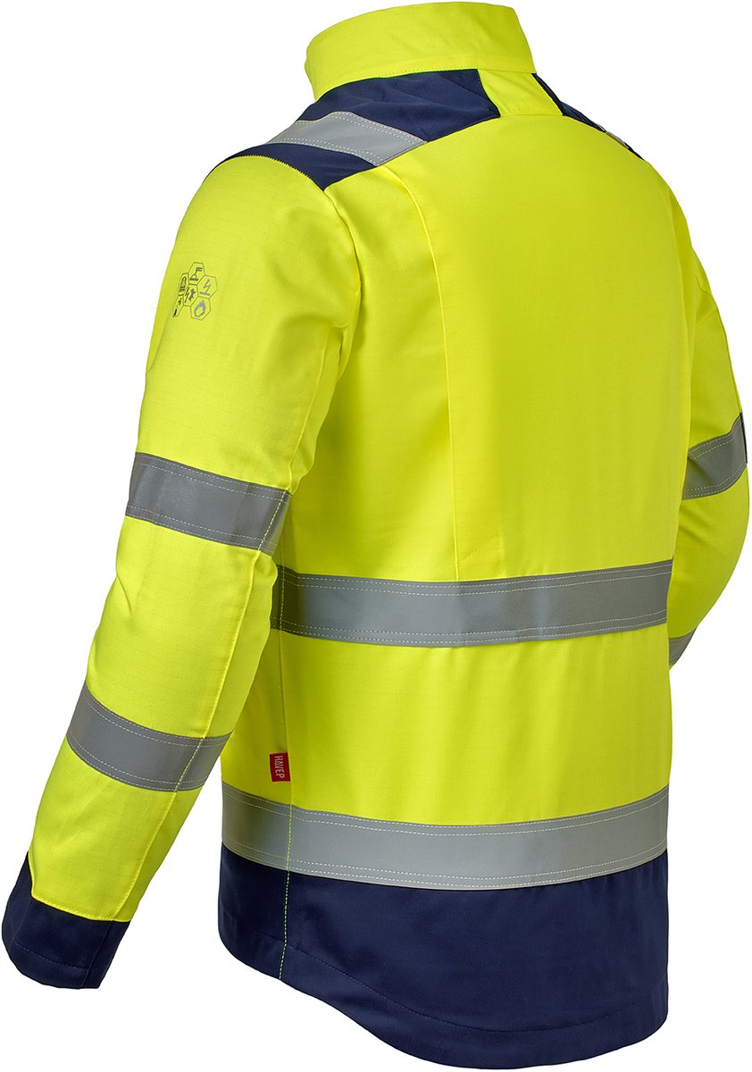 HAVEP Jack Multiprotector 50426 - Fluo Geel/Marine - XL