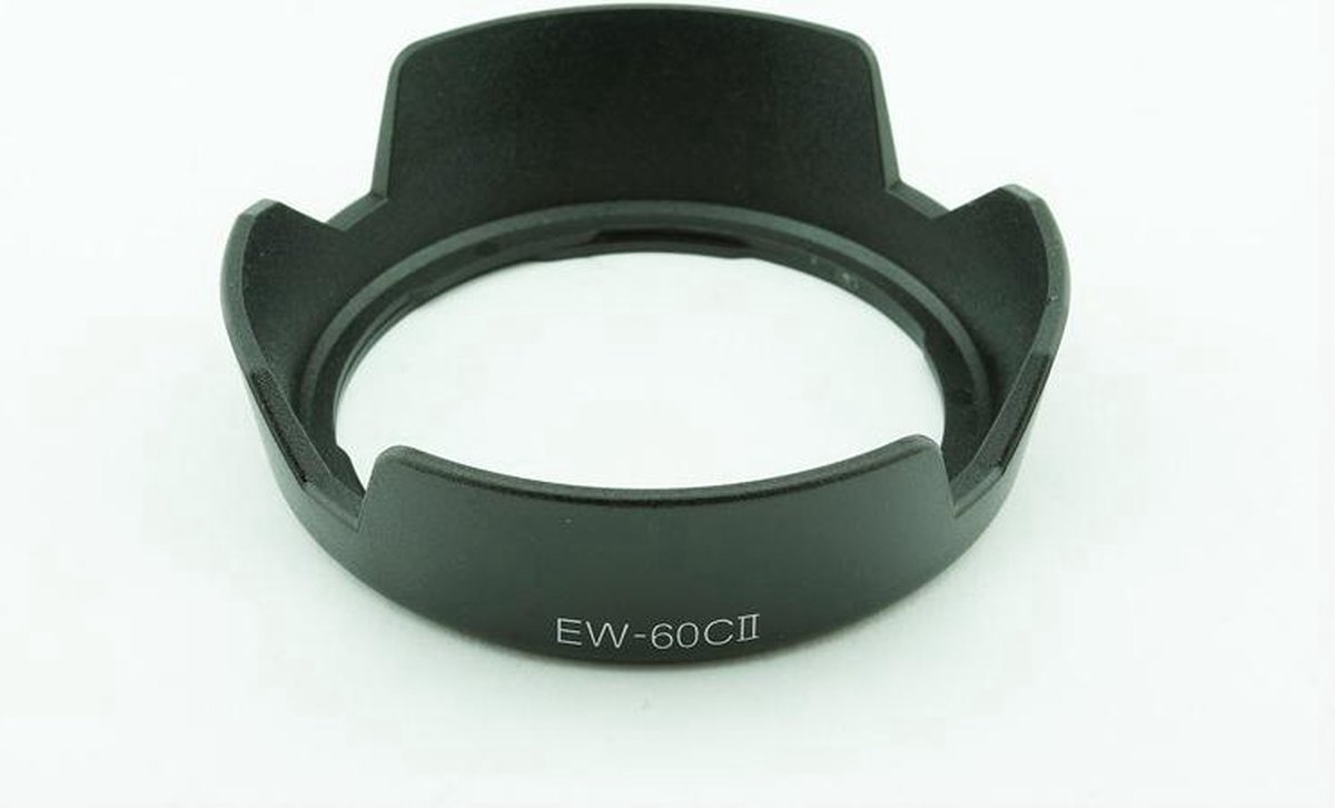 Zonnekap EW-60C II Canon Lens EF-S 18-55 EF 28-80 - Zwart