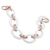Orphelia Armband Steel/Ceramic Rose Gold Pvd Roestvrij Staal Asg-051