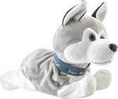Maxy-Husky Interactief Hondje / Pluche Hond Ze blaft, snuffelt, beweegt - Speelgoed Robot Knuffel