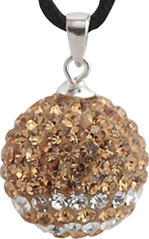 Charm pendentif en argent avec pierres Swarovski