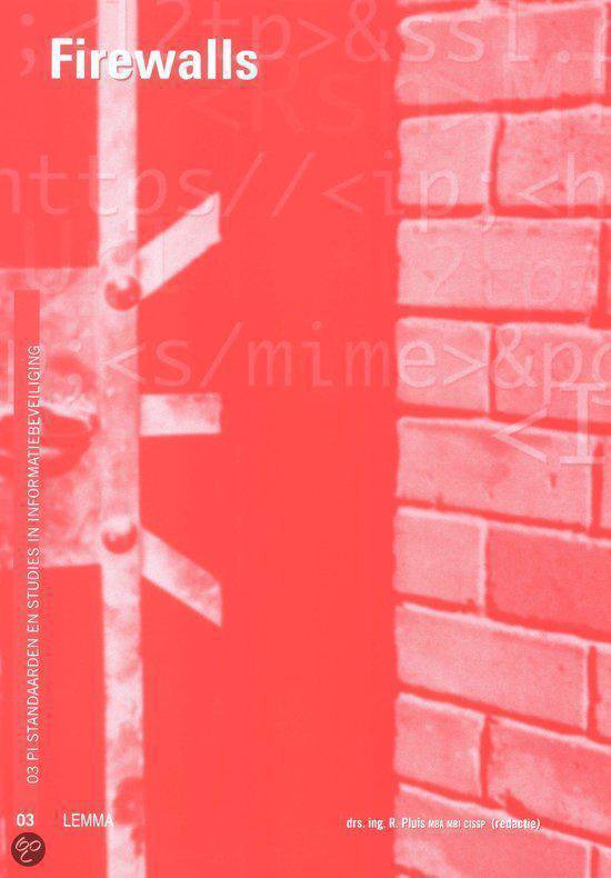 Cover van het boek 'Firewalls / druk 1'