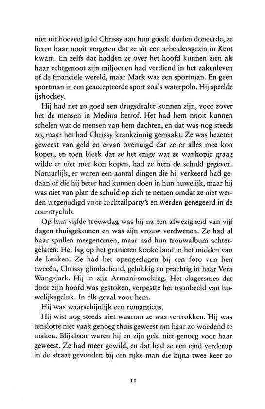 Pagina met tekst, Nederlandse roman.