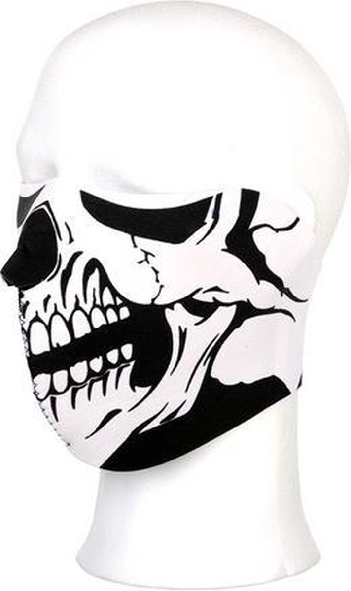 Masker doods hoofd skull half