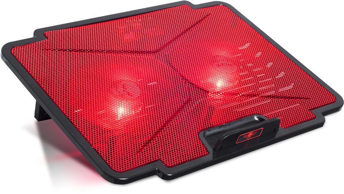 Spirit of Gamer Air Blade 100 15.6'' 1000RPM Zwart, Rood notebook cooling pad