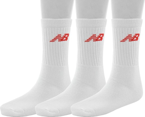 New Balance Basic Crew Socks 3 Pairs - Sportsokken - Algemeen - Maat 35 -  38 - Wit | bol.com