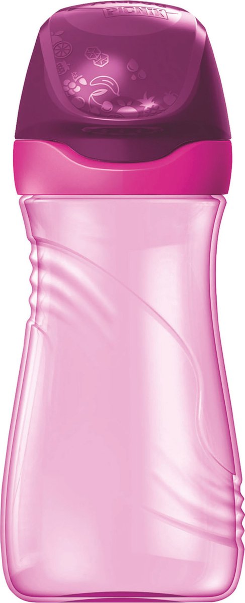 DRINKFLES 430 ml - MAPED Picnik ORIGINS - roze
