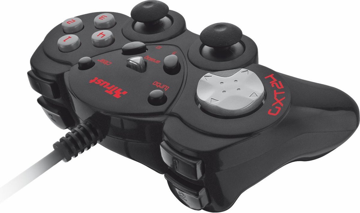 Trust Gaming GXT 590 Bosi Bluetooth Gamepad - Zwart - Voor PC & Android - Met Telefoonhouder