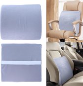 Memory Foam Ergonomische Rugsteun Kussen - Ruggensteun / Lendesteun / Lendensteun / Rugkussen / Lendekussen / Lendenkussen Auto Ortophedisch Stoel Kussen - Voor Premium Lenden Rug Massage / R