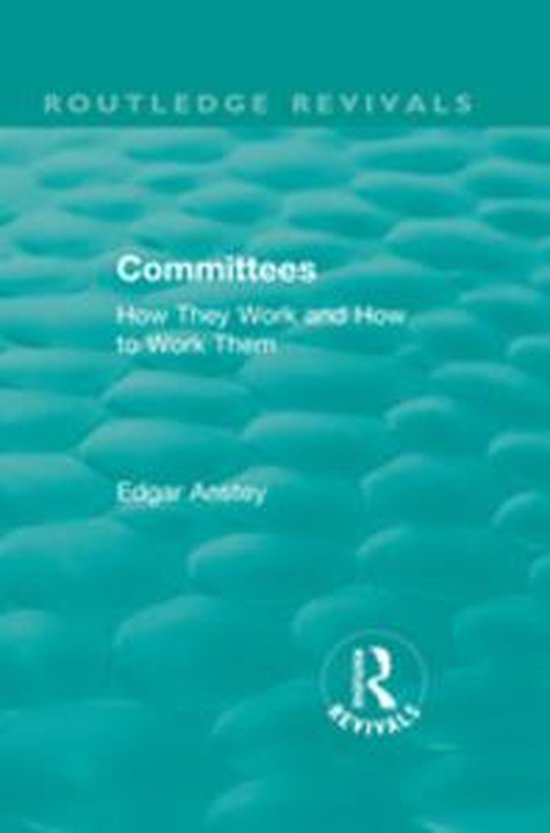 Routledge Revivals - Routledge Revivals: Committees (1963) - cover