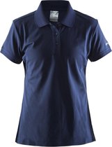 Craft Polo Shirt Pique Classic Women Marineblauw maat XXL