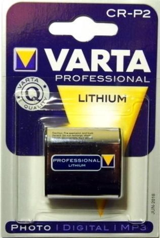 President typist Kolibrie Varta niet-oplaadbare batterijen CRP2 lithium foto batterij 6 V 1300 mAh  1-blister | bol.com