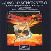 Wiener Concert-Verein, Martin Sieghart - Schönberg: Kammersymphonie Op. 9/Suite Op. 29 (CD)