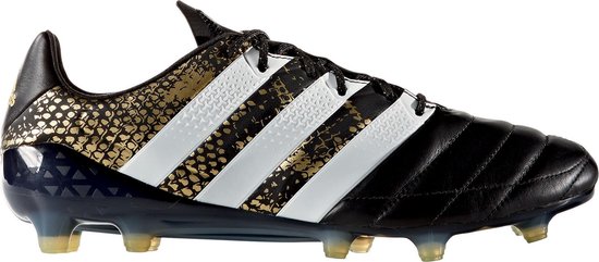 adidas ACE 16.1 FG Voetbalschoenen - Maat 48 - Mannen - zwart/wit/goud |  bol.com