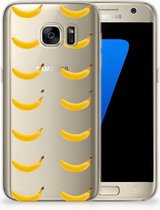 Siliconen Backcase Geschikt voor Geschikt voor Samsung S7 Banana