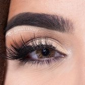 Almas Lenses in kleur "LIGHT HAZEL" natuurlijke jaarlenzen, Bruin, Hazel