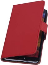 Bookstyle Wallet Case Hoesjes Geschikt voor Samsung Galaxy Note 3 N9000 Rood