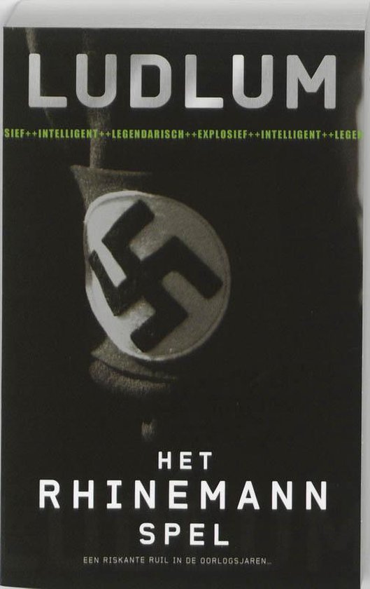 Cover van het boek 'Het Rhinemann spel' van Robert Ludlum