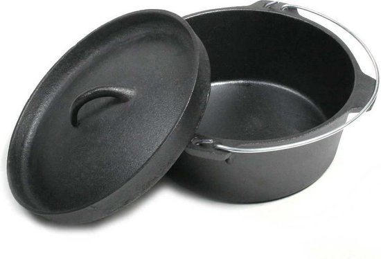 Dutch Oven Lodge, hierro fundido esmaltado de 6 cuartos de galón, color