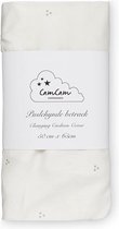 Camcam aankleedkussenhoes Dot Creme Grey